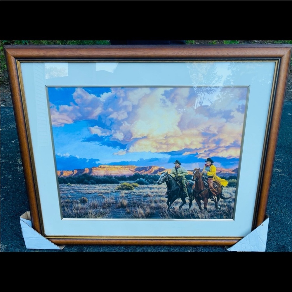 Professionally framed Horse Art